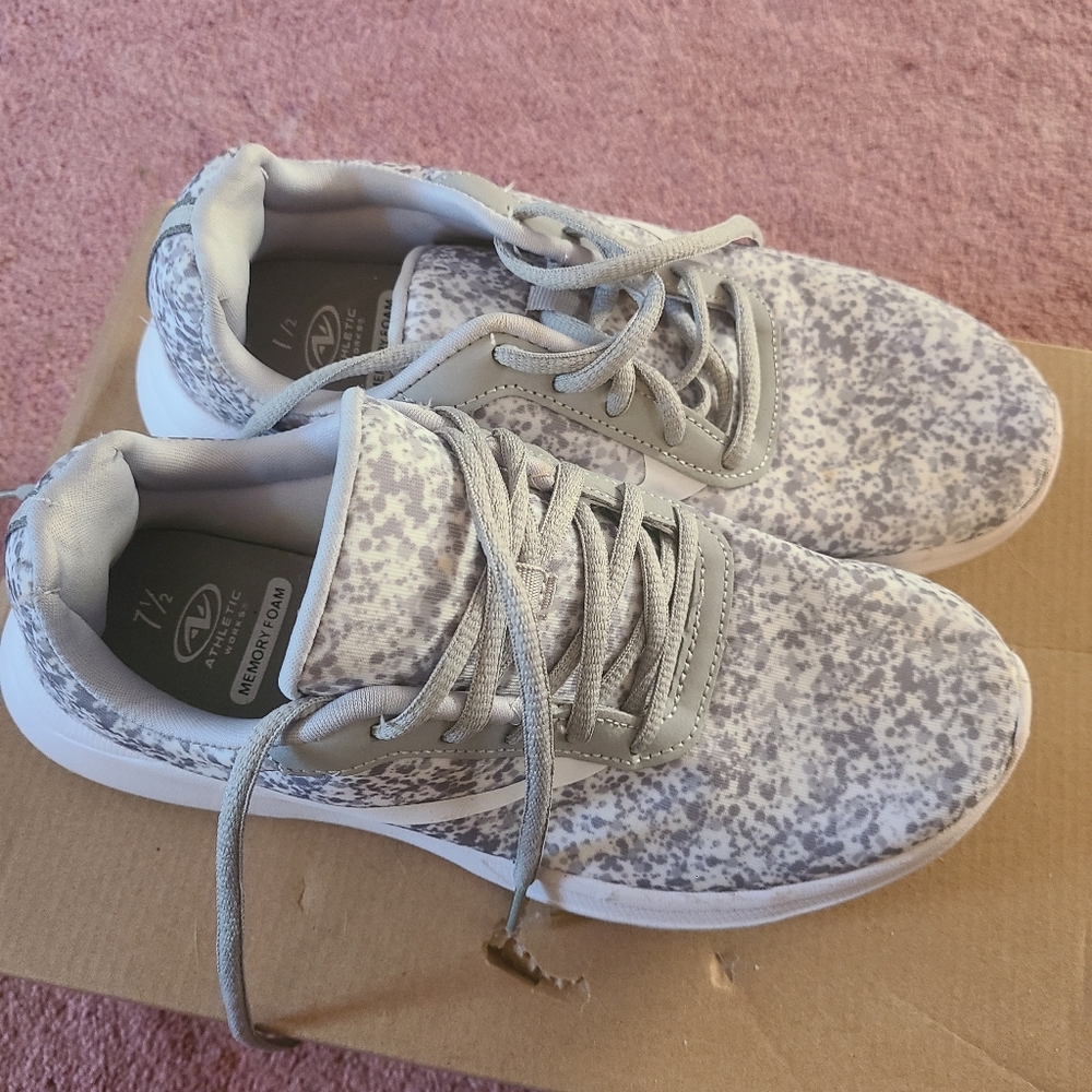 Athletic works memory foam sneakers